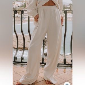 Daily Drills Linen Resort Pants Cream